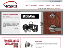 Tablet Screenshot of clevelandkey.com